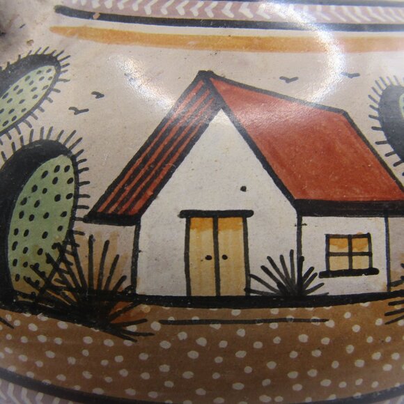 Fernando Jimon Melchor Mexican Tonala Pottery Pitcher - Picture 6 of 9